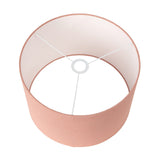 Edward Apricot Linen Cylinder Lampshade - 45cm