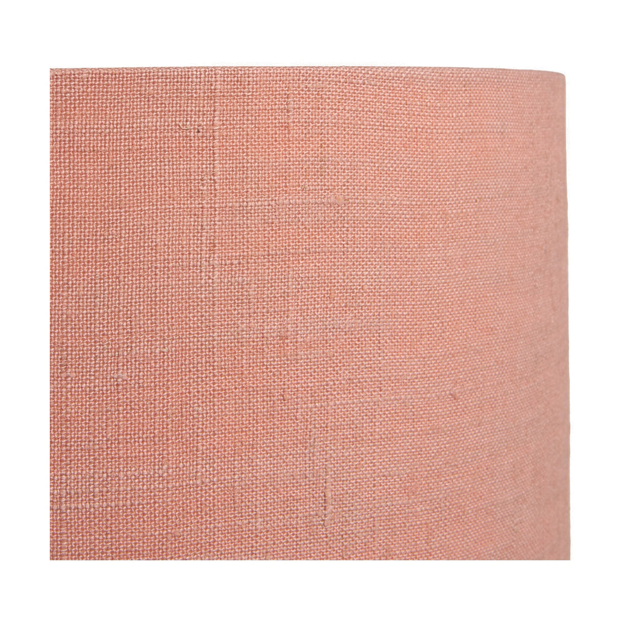 Edward Apricot Linen Cylinder Lampshade - 45cm
