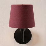 Pelham Mulberry Handloom Tapered Candle Clip Lampshade - 15cm