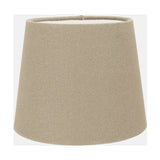 Pelham Taupe Handloom Tapered Candle Clip Lampshade - 15cm