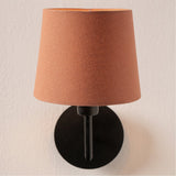 Pelham Tobacco Handloom Tapered Candle Clip Lampshade - 15cm