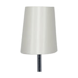 Martha Cream Oval Silk Mix Tapered Lampshade - 25cm