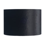 Bow Black Velvet Cylinder Lampshade - 45cm