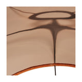 Bow Tobacco Velvet Cylinder Lampshade - 45cm
