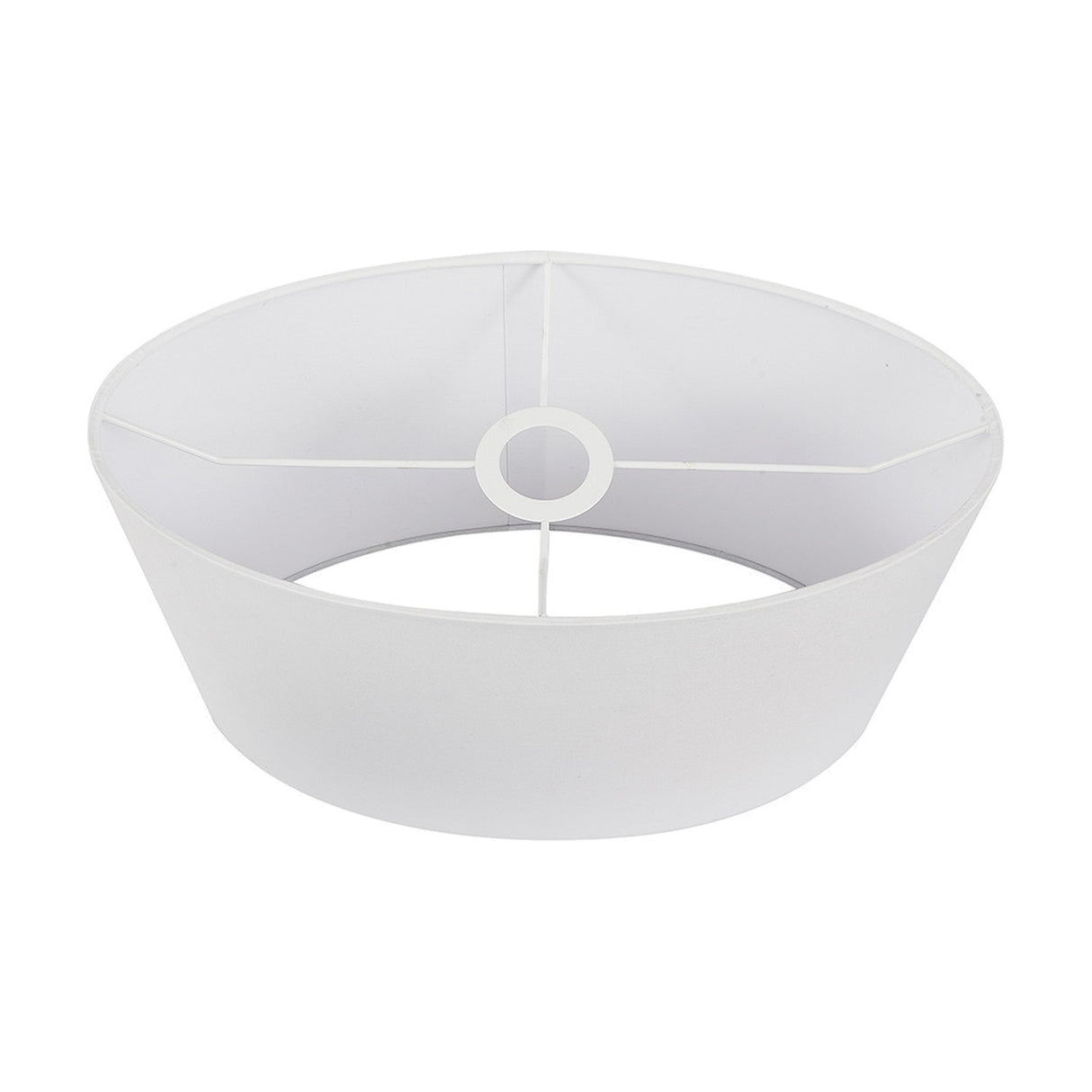 Mia Ivory Oval Cotton Mix Lampshade - 11cm