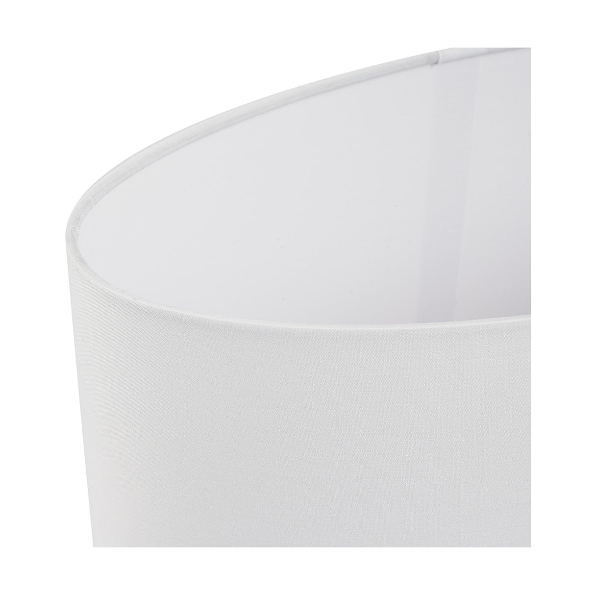 Mia Ivory Oval Cotton Mix Lampshade - 11cm