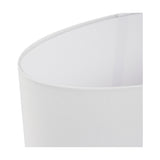 Mia Ivory Oval Cotton Mix Lampshade - 11cm