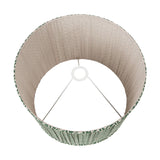 Vienna Forest Green Chevron Pleated Lampshade - 45cm