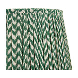 Vienna Forest Green Chevron Pleated Lampshade - 45cm