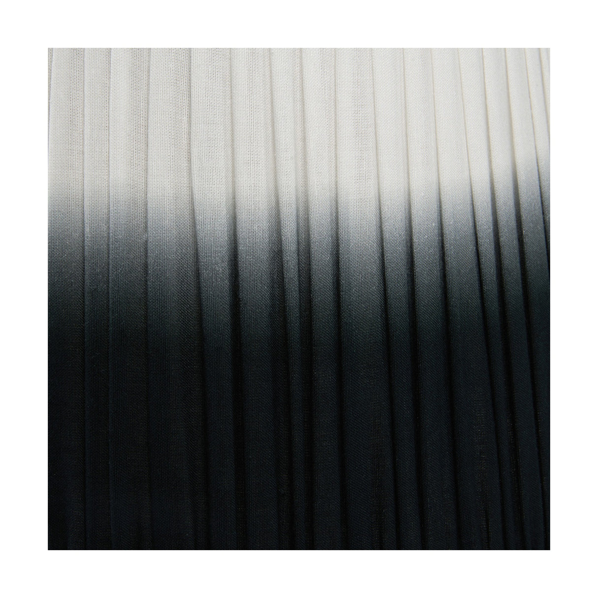 Scallop Black Ombre Soft Pleated Tapered Lampshade - 20cm