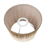 Scallop Taupe Ombre Soft Pleated Tapered Lampshade - 20cm