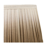 Scallop Taupe Ombre Soft Pleated Tapered Lampshade - 20cm