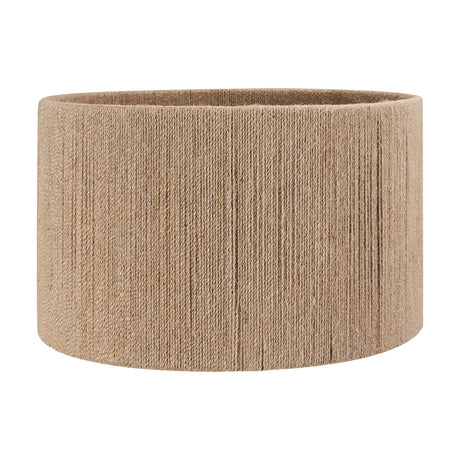 Issa Rope Cylinder Lampshade in natural woven rope fabric, 35cm wide drum shape with visible texture, shown on a plain white background.