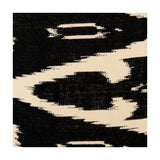 Lars Black Ikat Cylinder Lampshade - 30cm