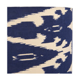 Lars Ocean Blue Ikat Cylinder Lampshade - 30cm