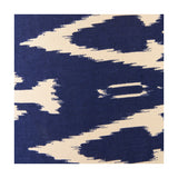 Lars Ocean Blue Ikat Cylinder Lampshade - 30cm