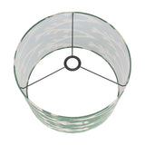 Lars Racing Green Ikat Cylinder Lampshade - 35cm