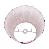 Izara Red Ikat Pleated Tapered Lampshade - 40cm