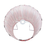 Izara Red Ikat Pleated Tapered Lampshade - 40cm