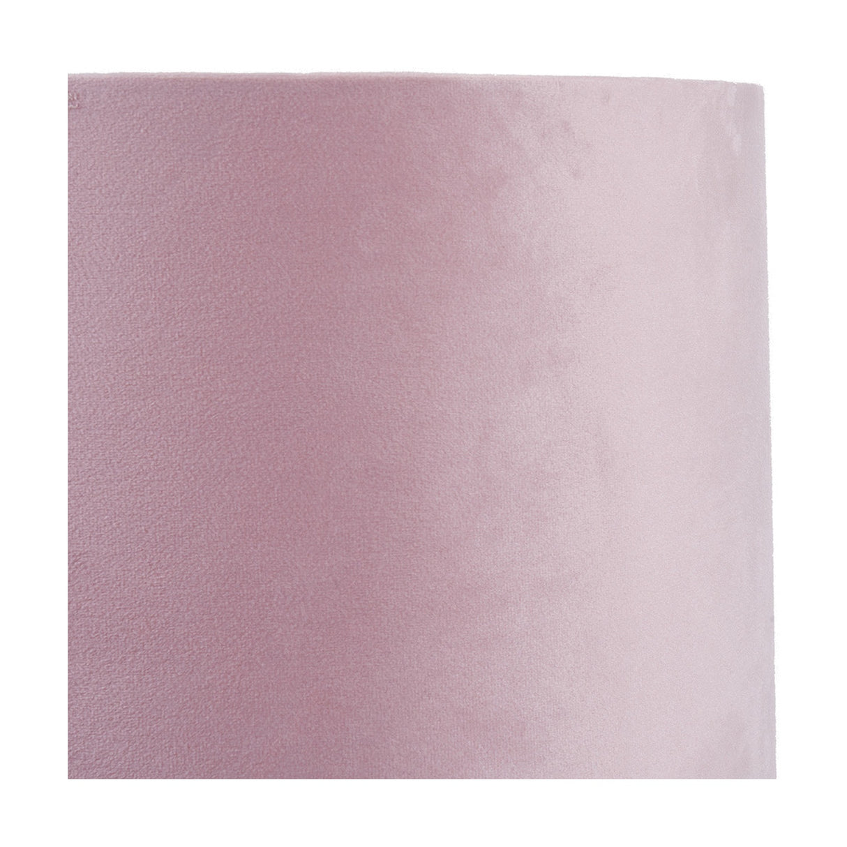 Rene Blush Velvet Cylinder Lampshade - 40cm
