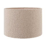 Rouen Taupe Boucle Cylinder Lampshade - 30cm