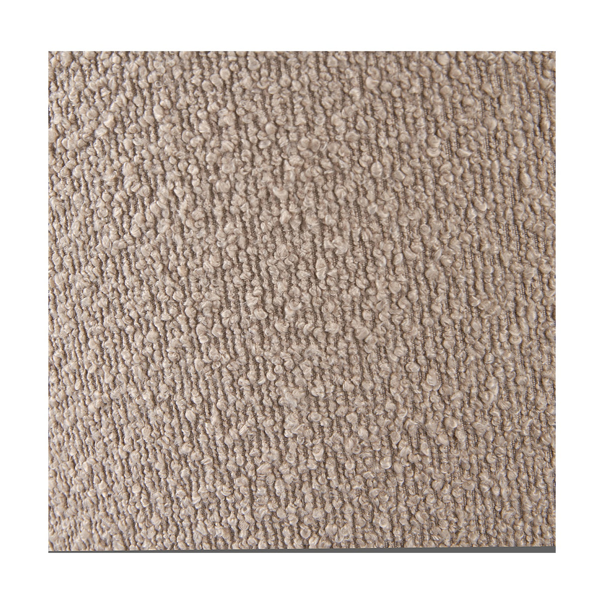 Rouen Taupe Boucle Cylinder Lampshade - 45cm