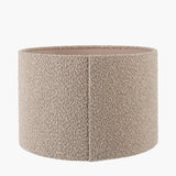 Rouen Taupe Boucle Cylinder Lampshade - 45cm