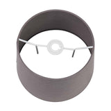 Lys Steel Grey Self Lined Linen Tapered Lampshade - 35cm