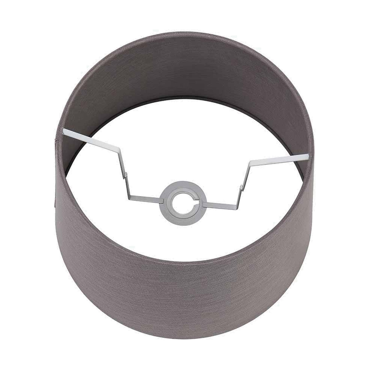 Lys Steel Grey Self Lined Linen Tapered Lampshade - 35cm
