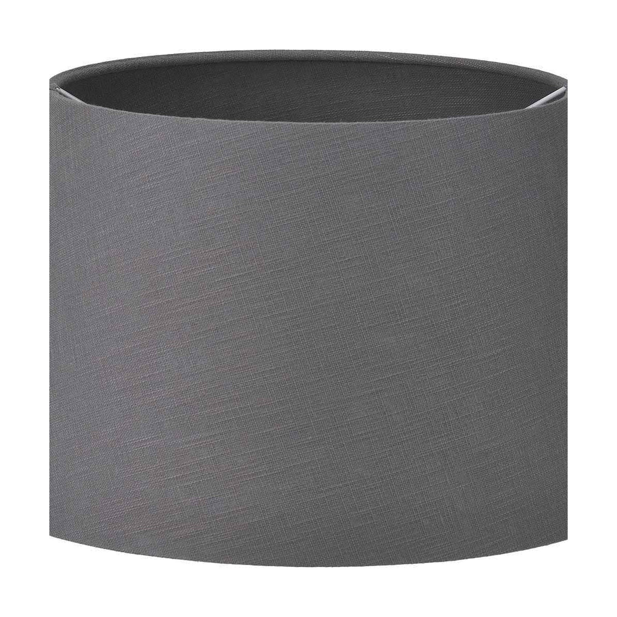 Lys Steel Grey Self Lined Linen Tapered Lampshade - 35cm