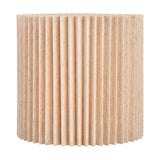 Callista Linen Hard Pleated Lampshade - 30cm