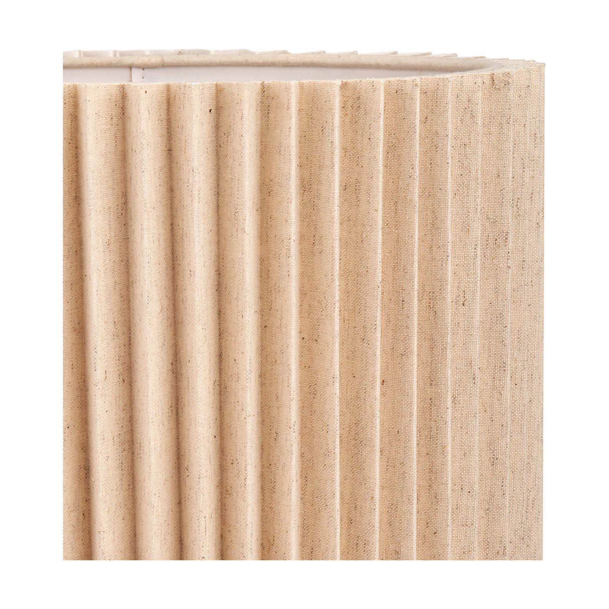Callista Linen Hard Pleated Lampshade - 30cm