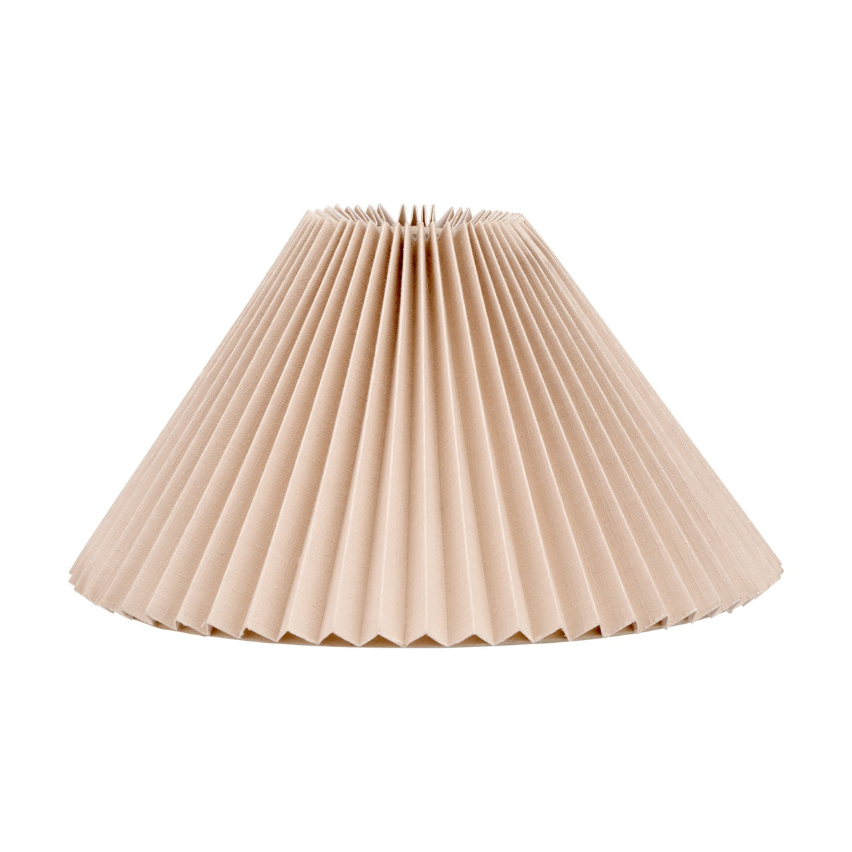 Amelia Linen Hard Pleated Tapered Lampshade - 35cm