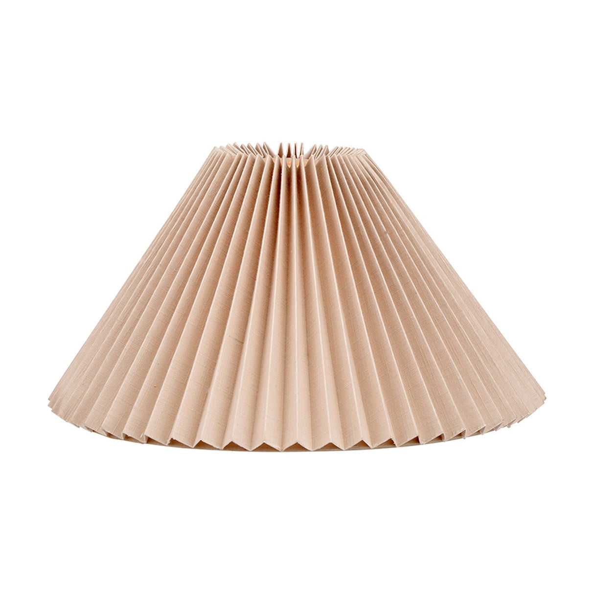 Amelia Linen Hard Pleated Tapered Lampshade - 35cm