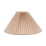 Amelia Linen Hard Pleated Tapered Lampshade - 35cm
