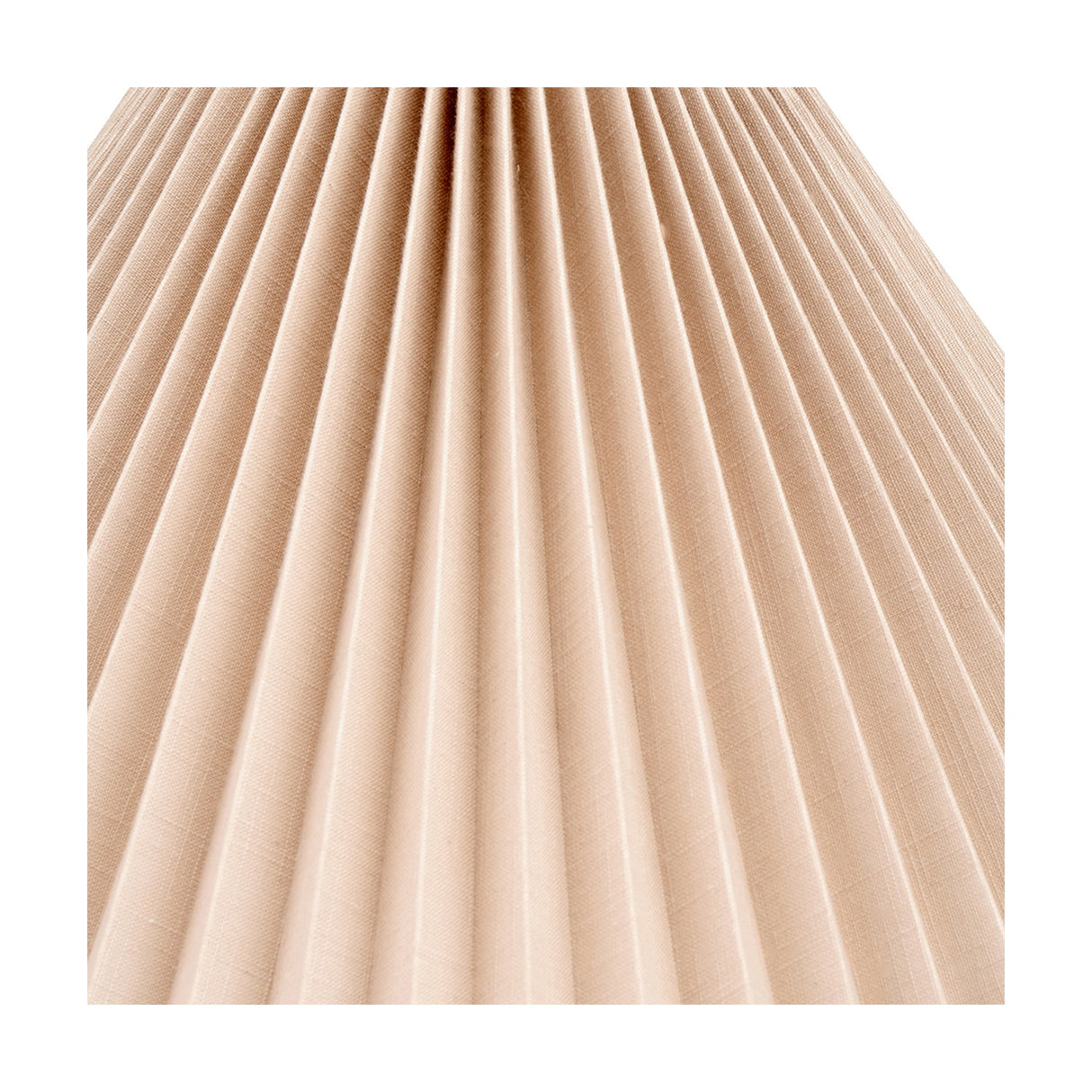 Amelia Linen Hard Pleated Tapered Lampshade - 35cm
