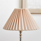 Amelia Linen Hard Pleated Tapered Lampshade - 35cm