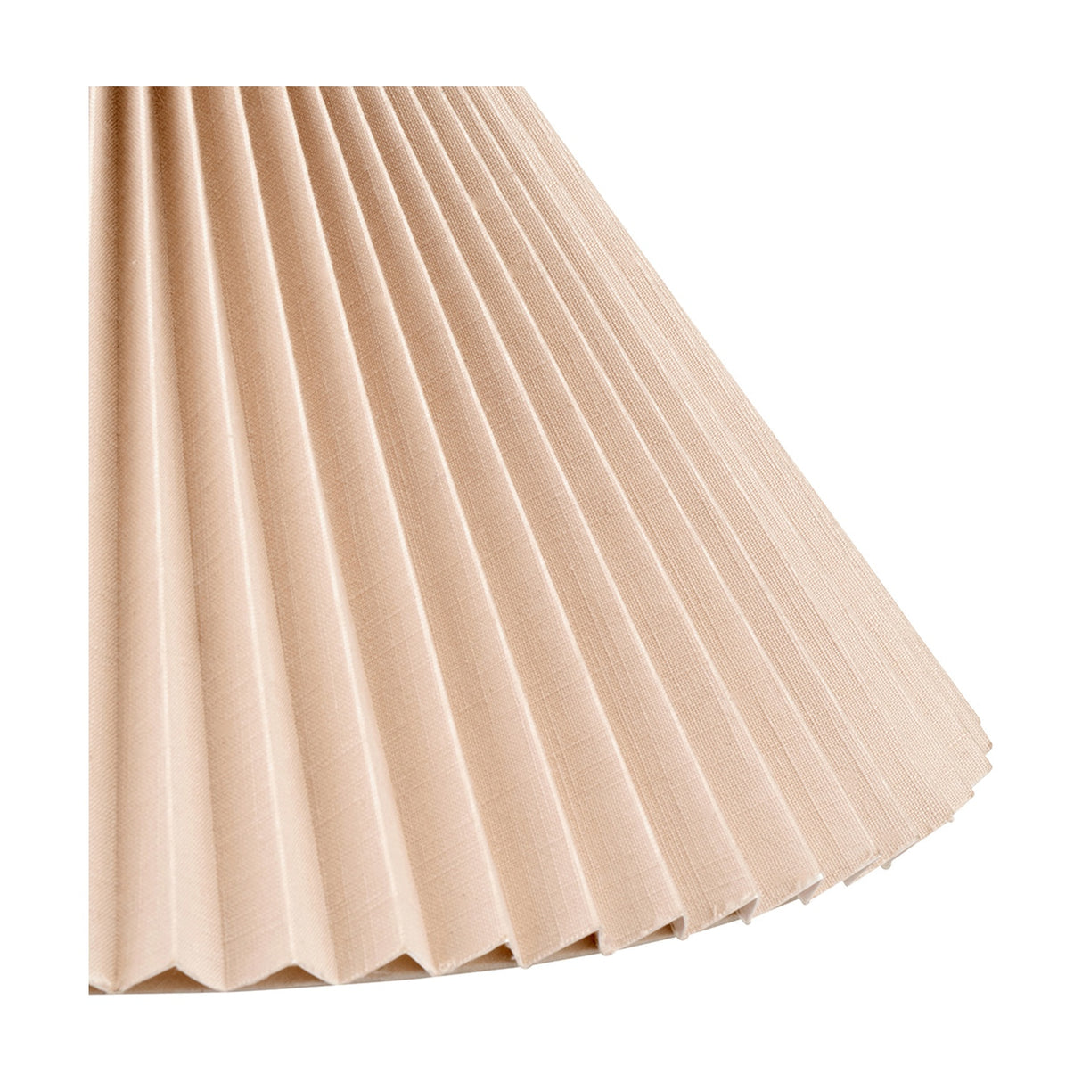 Amelia Linen Hard Pleated Tapered Lampshade - 40cm