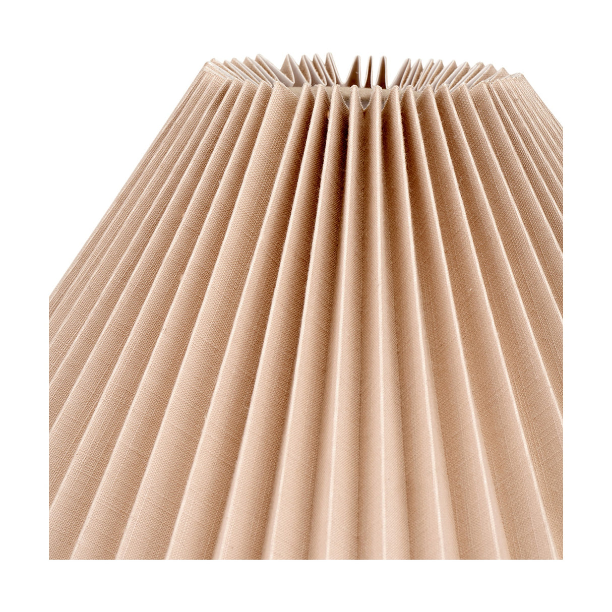 Amelia Linen Hard Pleated Tapered Lampshade - 40cm