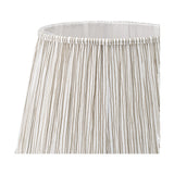 Thiago Natural Stripe Pleated Tapered Lampshade - 40cm