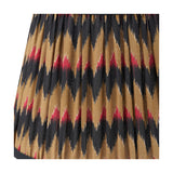 Athira Multi Chevron Design Pleated Tapered Lamp Shade - 25cm