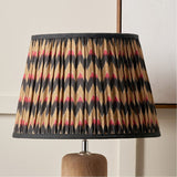 Athira Multi Chevron Design Pleated Tapered Lamp Shade - 25cm