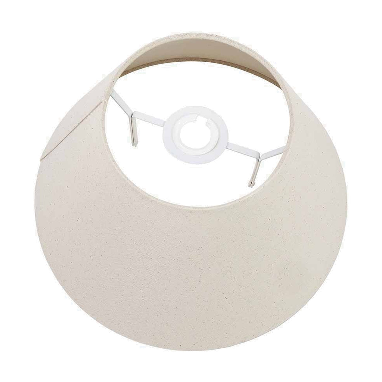 Seychelles Cream Slubby Cotton Empire Lampshade - 30cm