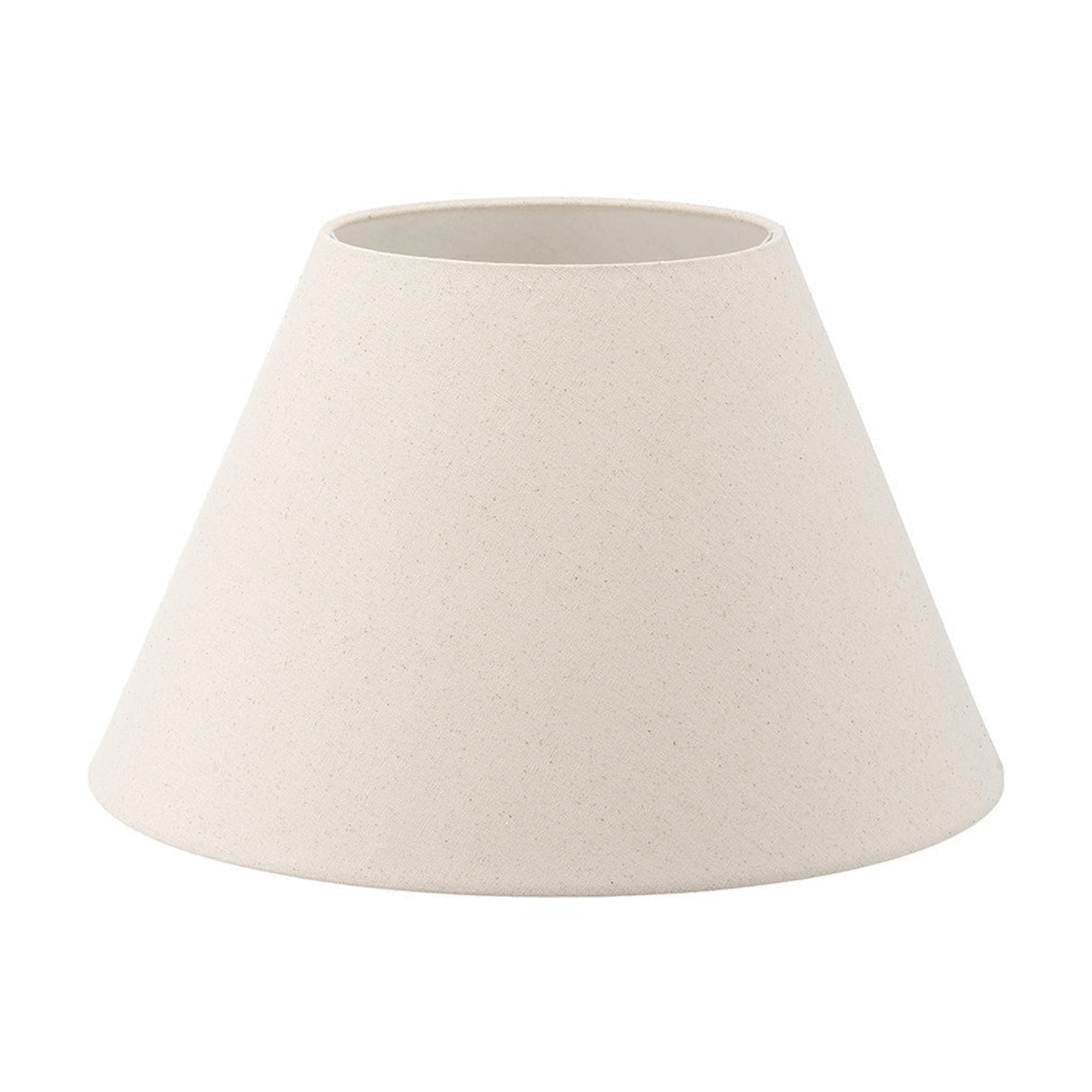 Seychelles Cream Slubby Cotton Empire Lampshade - 45cm
