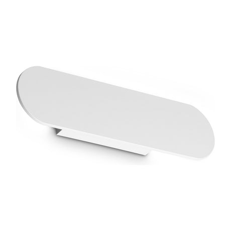 Zig Zag Round Wall Light 330mm - White