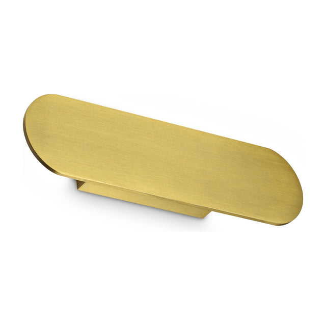 Zig Zag Round Wall Light 330mm - Satin Brass