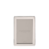 Flat Edge Silverplated Metal Photo Frame 6 x 4in - Silver
