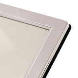 Flat Edge Silverplated Metal Photo Frame 7 x 5in - Silver