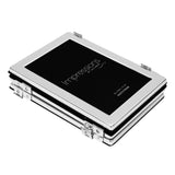 Triple Silverplated Flat Edge Photo Frame 6 x 4in - Silver