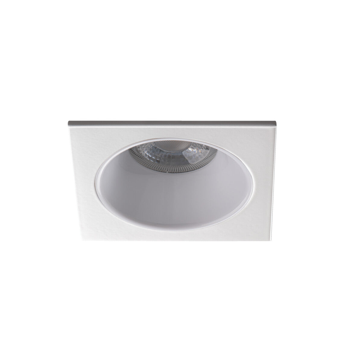 GU10 Recessed Square Downlight 75mm Cut-out White IP20